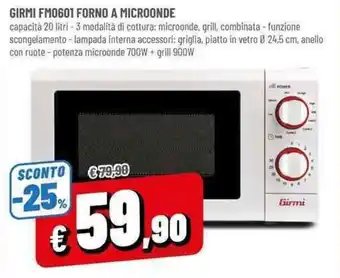 Forno a microonde Girmi