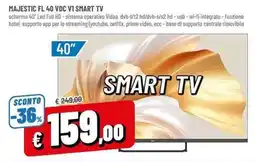 A&O Majestic FL 40 VDC V1 Smart TV offerta