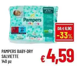A&O Pampers Baby-dry salviette offerta