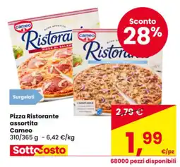 Eurospar Pizza Ristorante assortita Cameo offerta