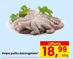 Eurospar Polpo pulito decongelato* offerta