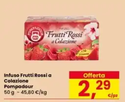 Eurospar Infuso Frutti Rossi a Colazione Pompadour offerta