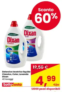 Eurospar Detersivo lavatrice liquido Dixan offerta