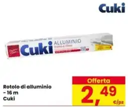 Eurospar Rotolo di alluminio Cuki offerta