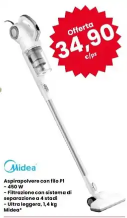 Eurospar Aspirapolvere con filo P1 Midea offerta