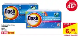Eurospar Detersivo lavatrice assortito Dash offerta