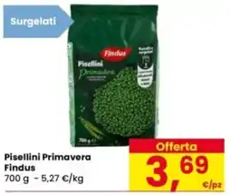 Eurospar Pisellini Primavera Findus offerta