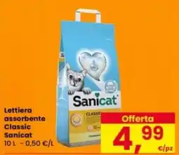 Eurospar Lettiera assorbente Classic Sanicat offerta