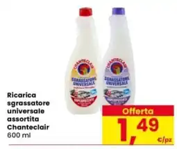 Eurospar Ricarica sgrassatore universale assortita Chanteclair offerta