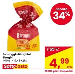 Eurospar Formaggio Biraghini Biraghi offerta