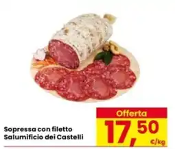 Eurospar Soppressa con filetto Salumificio dei Castelli offerta