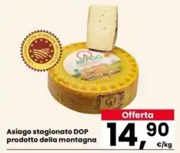 Eurospar Asiago stagionato DOP offerta