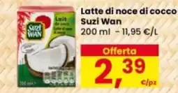 Eurospar Latte di noce di cocco Suzi Wan offerta