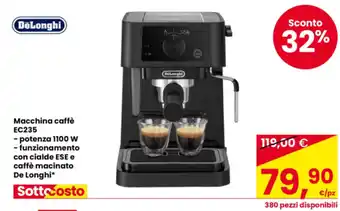 Macchina caffè DeLonghi EC235
