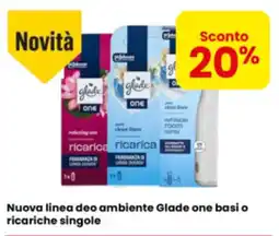 Eurospar Glade one basi o ricariche singole offerta