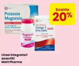 Eurospar Potassio Magnesio Magnesio Assoluto Olio di Pesce Omega 3 EPA/DHA 3000 offerta