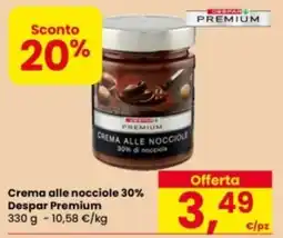 Eurospar Crema alle nocciole Despar Premium offerta
