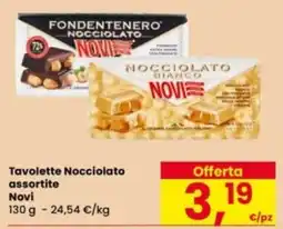 Eurospar Tavolette Nocciolato assortite Novi offerta