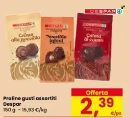 Eurospar Praline gusti assortiti Despar offerta