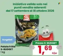 Eurospar Patate Fritte S-BUDGET offerta