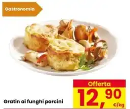 Eurospar Gratin ai funghi porcini offerta