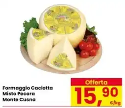 Eurospar Formaggio Caciotta Misto Pecora Monte Cusna offerta