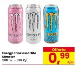 Eurospar Energy drink assortito Monster offerta