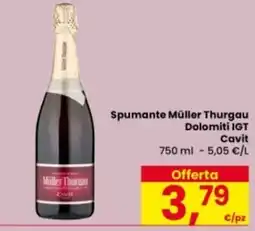 Eurospar Spumante Müller Thurgau offerta