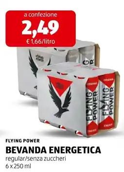 ALDI Flying Power bevanda energetica offerta