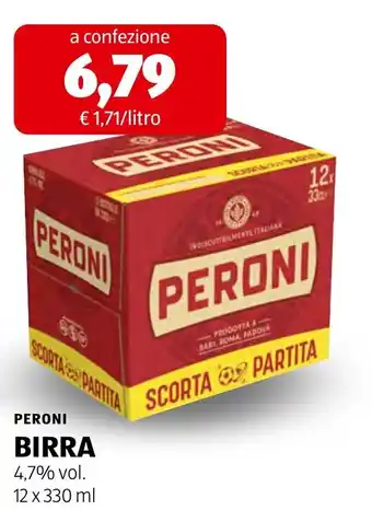 Peroni birra