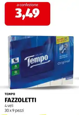 ALDI Tempo Fazzoletti offerta