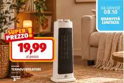 ALDI Ambiano termoventilatore offerta