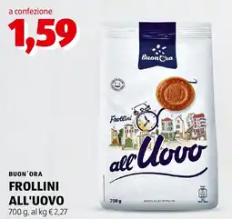 ALDI Buon'ora Frollini all'uovo offerta