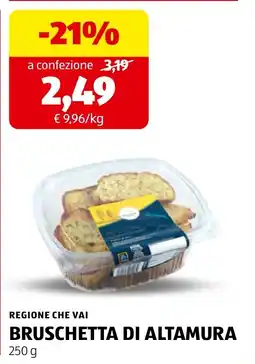 ALDI Bruschetta di Altamura offerta