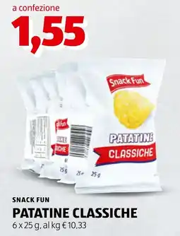 ALDI Snack Fun Patatine Classiche offerta