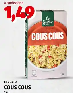 ALDI Le Gusto Cous Cous offerta