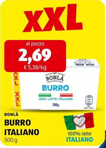 Bonlà burro italiano