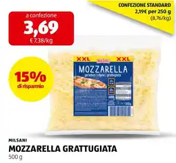 ALDI Milsani Mozzarella Grattugiata offerta