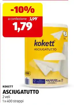 ALDI Kokett asciugatutto offerta