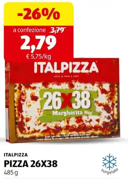 ALDI Italpizza pizza 26x38 offerta