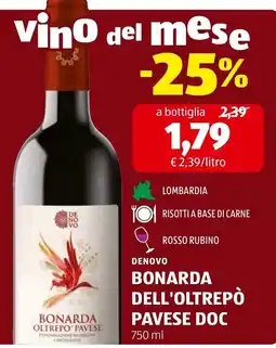 ALDI Bonarda dell'Oltrepò Pavese DOC offerta