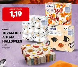 ALDI Tovaglioli a tema Halloween offerta