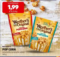 ALDI Werther's pop corn offerta