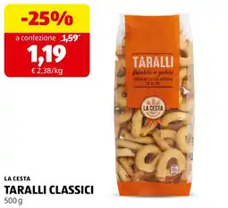 ALDI Taralli classici La Cesta offerta