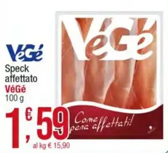 Speck affettato VéGé