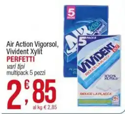 Maxi Sidis Air Action Vigorsol, Vivident Xylit PERFETTI offerta