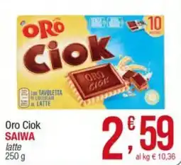 Maxi Sidis Oro Ciok SAIWA latte offerta