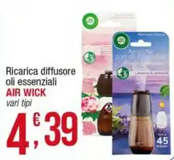 Maxi Sidis Ricarica diffusore oli essenziali AIR WICK offerta