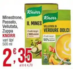 Maxi Sidis Minestrone, Passato, Vellutata, Zuppa Knorr offerta
