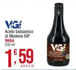 Maxi Sidis Aceto balsamico di Modena IGP VéGé offerta